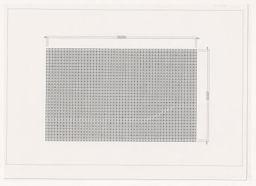 Ceiling plan for Odawara Municipal Sports Complex, Odawara, Japan
