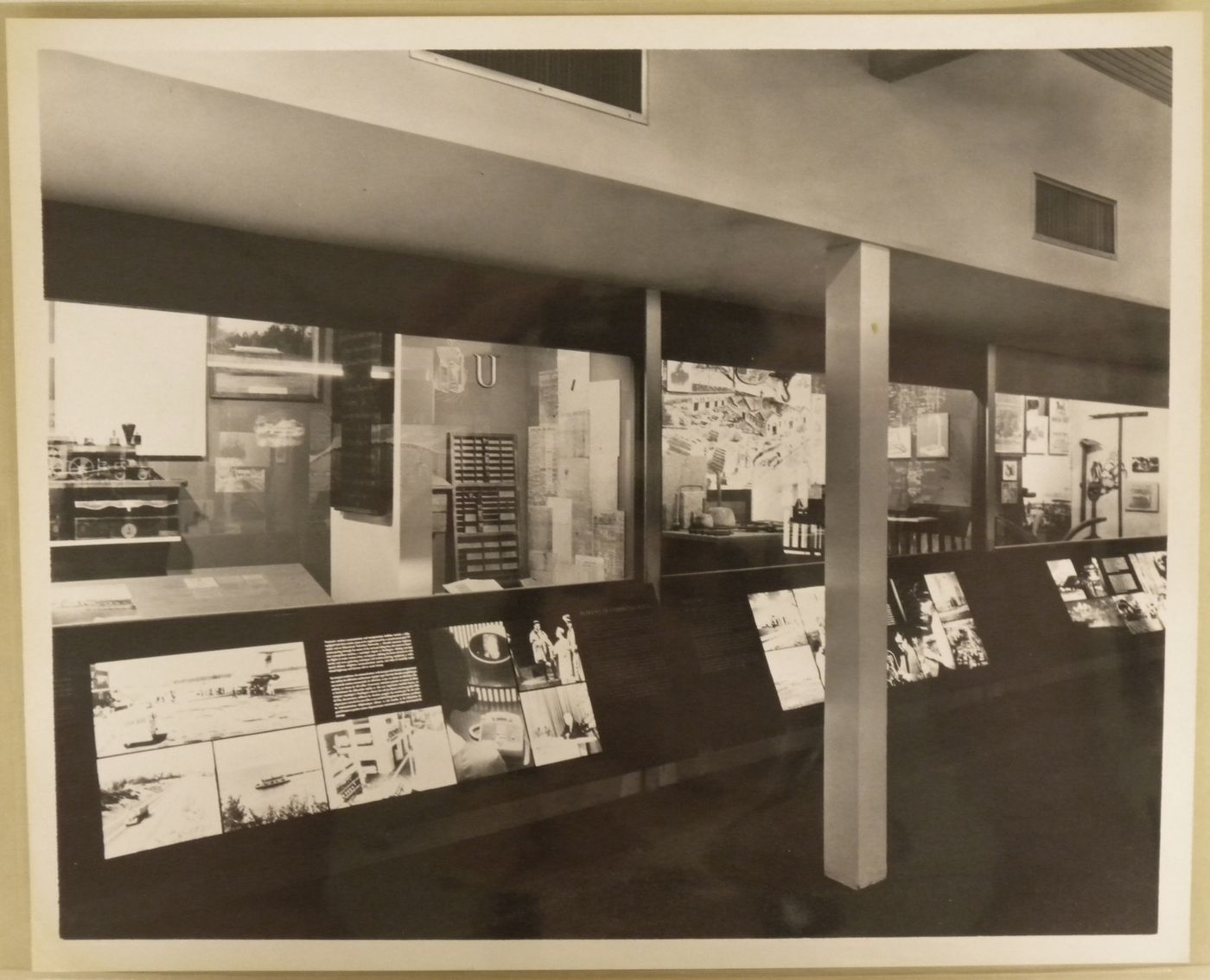 View of the Vermont's Pavilion, Expo 67, Montréal, Québec