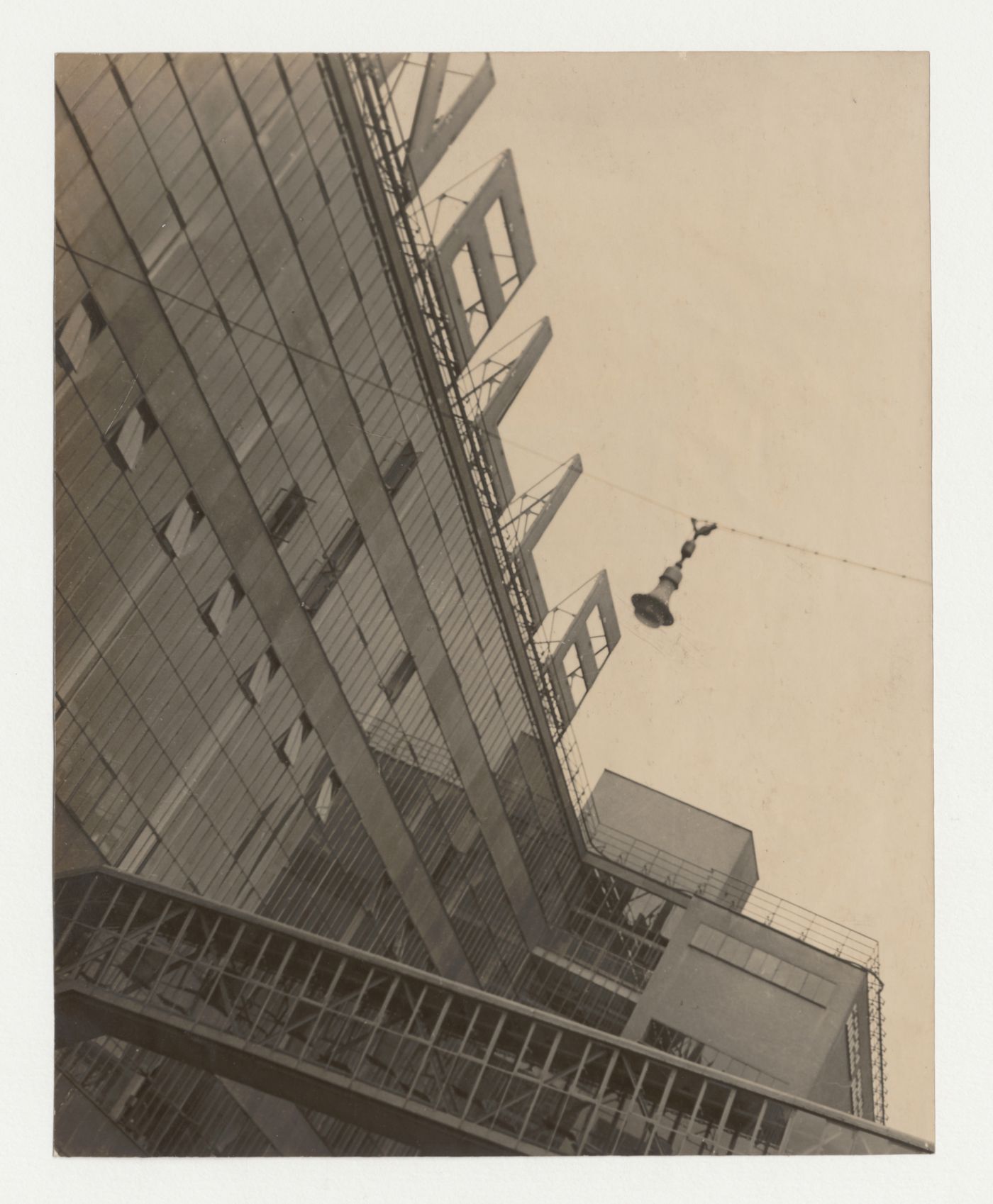 Exterior view of Van Nelle Factory showing a skywalk, Rotterdam, Netherlands