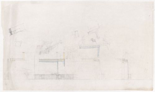 Sketch elevations for Ampliação do Casino e Restaurante Winkler, Salzburg,  Austria