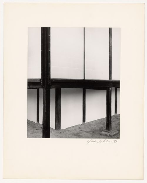 Detail of the south corner of the New Palace (also known as the New Goten), Katsura Rikyu (also known as Katsura Imperial Villa), Kyoto, Japan