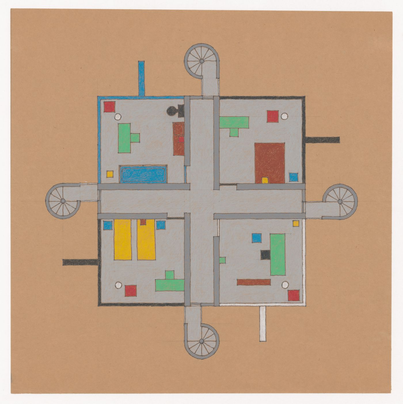 Sketch plan for Todre House