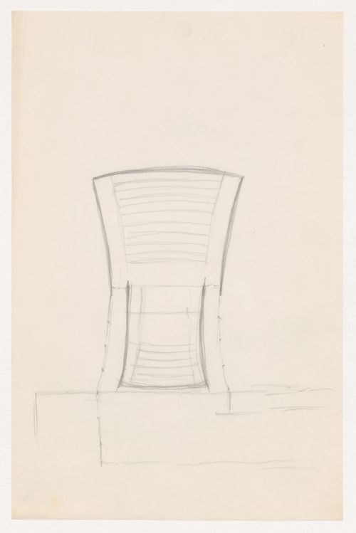 Sketch plan for an auditorium for Illinois Institute of Technology