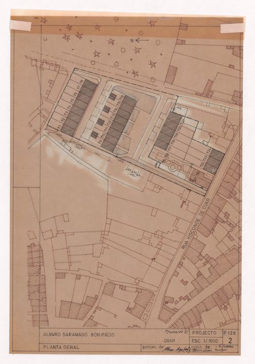 Site plan for Loteamento Álvaro Bonifácio, Ovar, Portugal