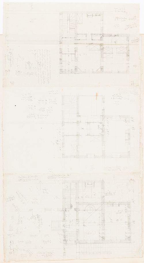 Rohault de Fleury House, 12-14 rue d'Aguesseau, Paris: Ground floor plan