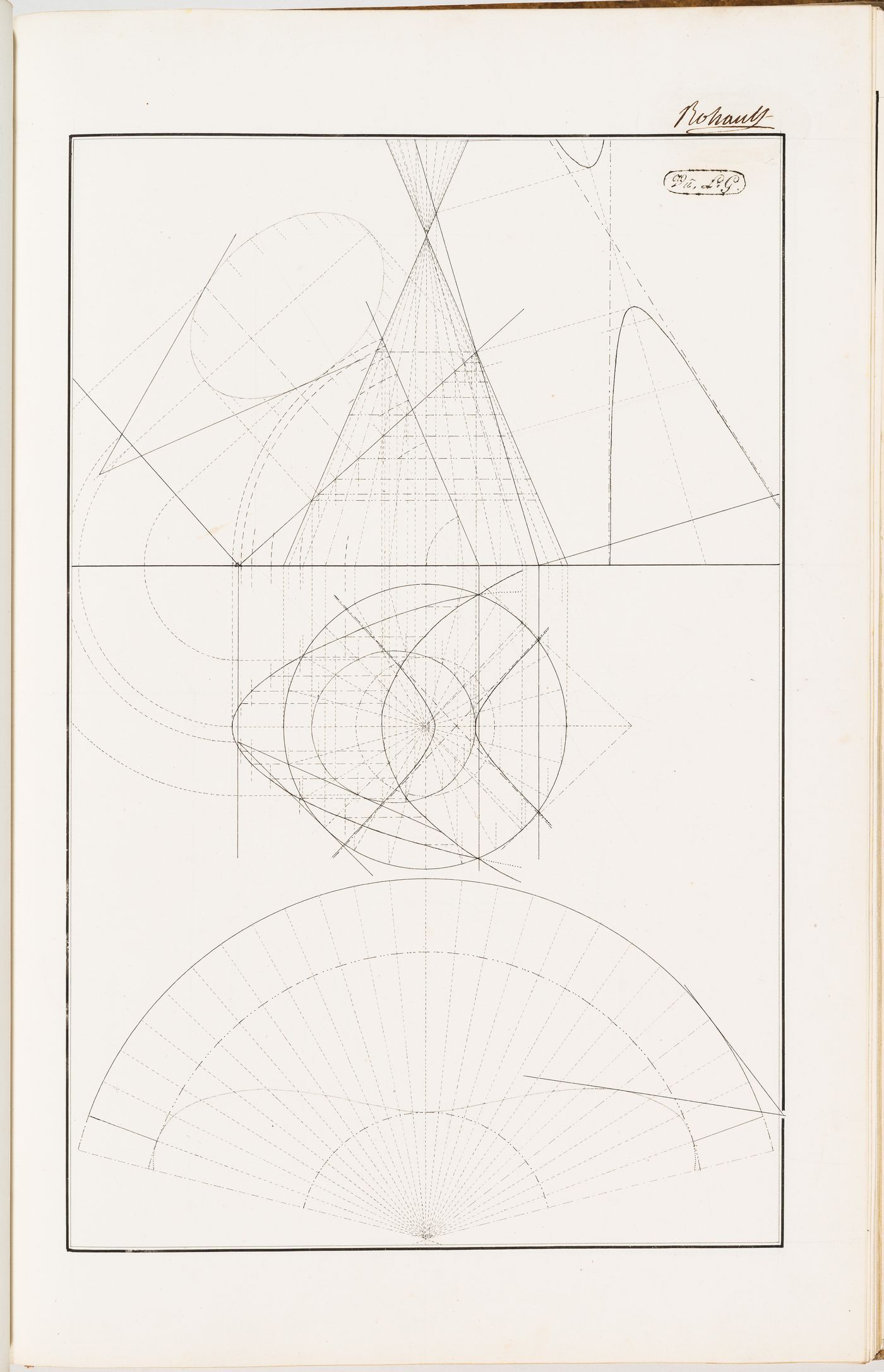 Geometry exercise for cones