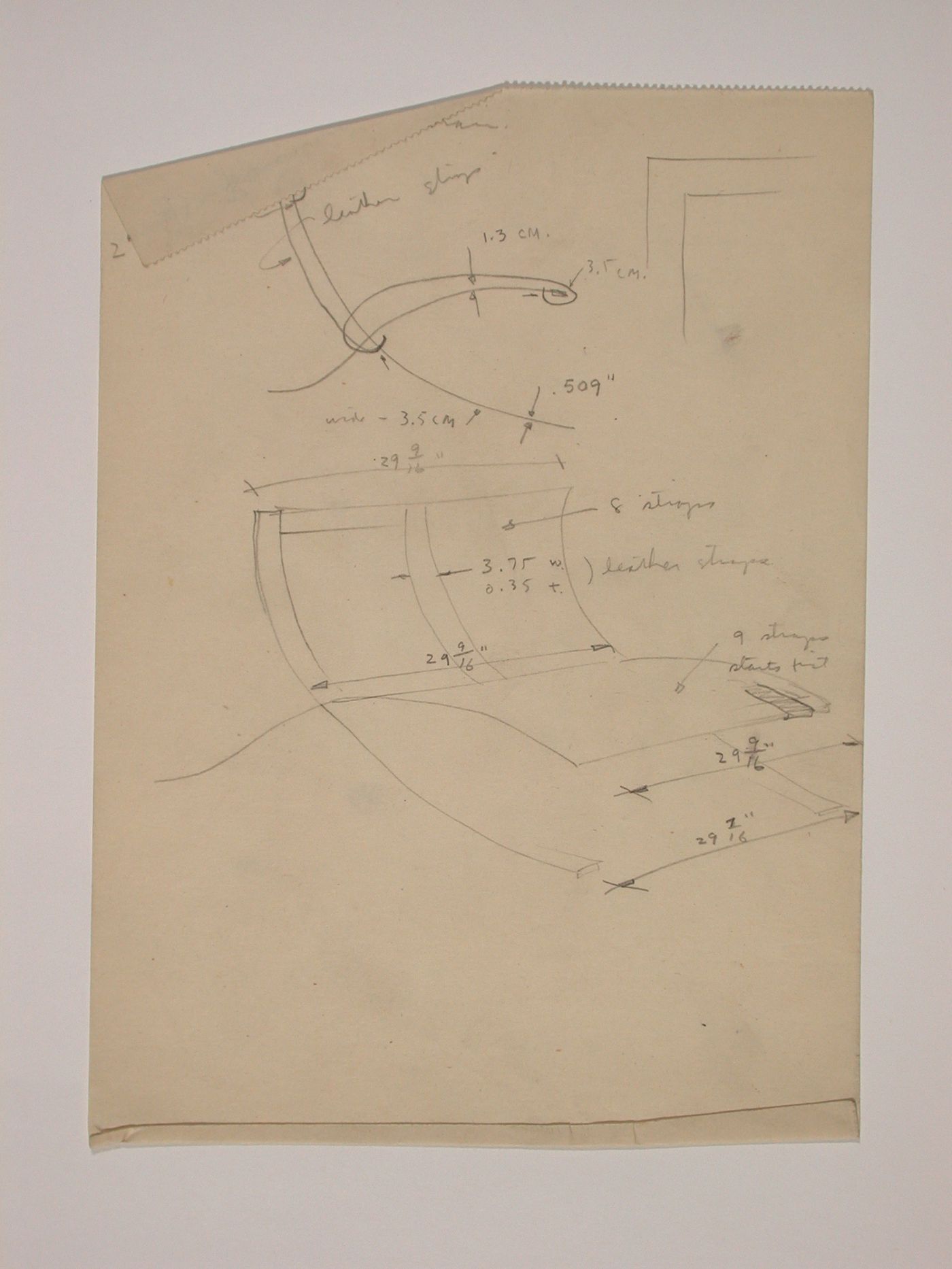 Various documents and drawings including furniture design and office renovation: File G 706
