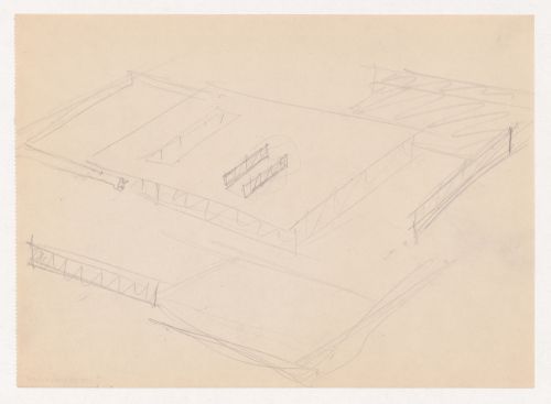 Axonometric sketch for Museum for a Small City