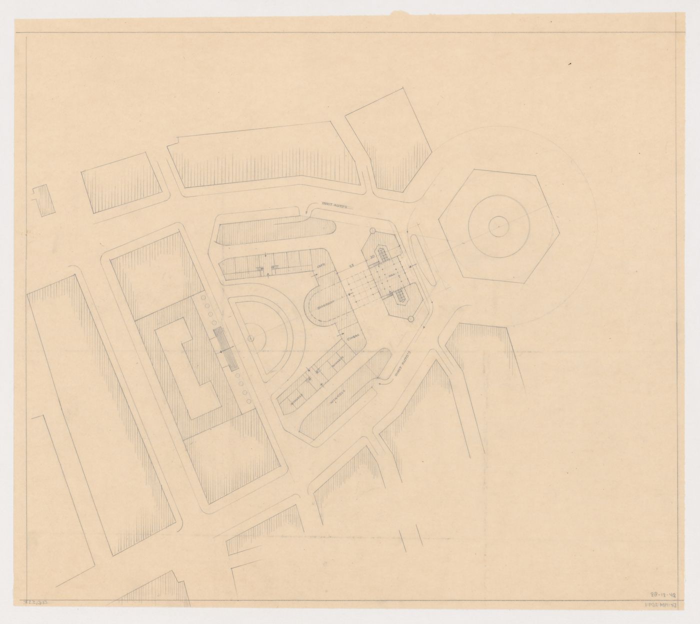 Plan for Industriegebouw Plan A and monument plaza for the reconstruction of the Hofplein (city centre), Rotterdam, Netherlands