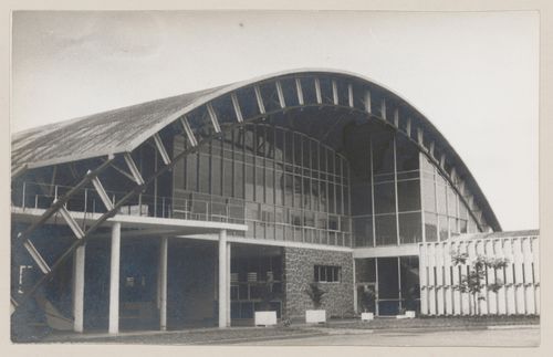 View of SOTREQ Caterpillar Industrial Building, Rio de Janeiro, Brazil
