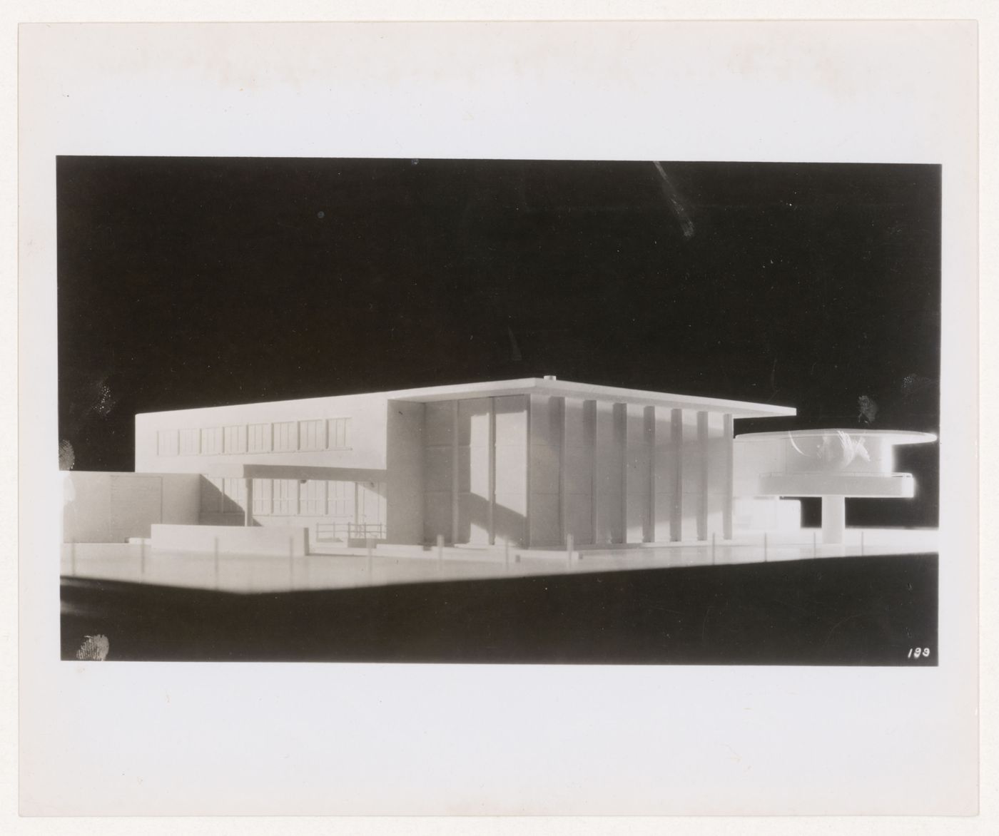 Photograph of a model for Johnson House, Pinehurst, North Carolina