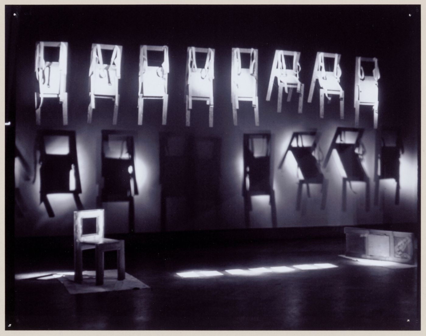 Photograph of installation view of Vestirsi Di Siede
