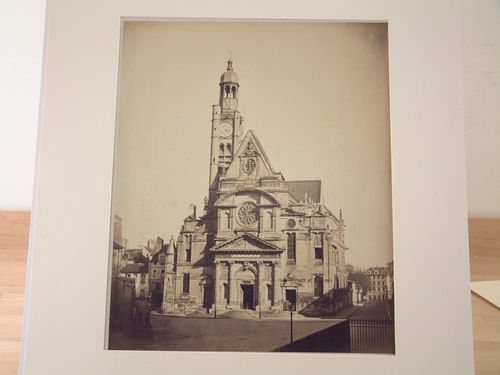 Façade at Saint-Étienne-du-Mont, Paris, France