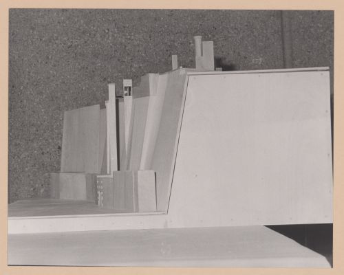 View of model for Ampliação do Casino e Restaurante Winkler, Salzburg, Austria