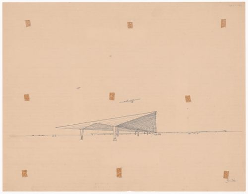 Perspective drawing for Aeropuerto, Buenos Aires, Argentina