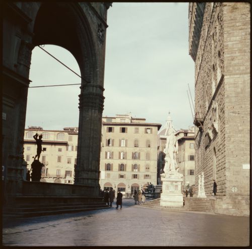View of the Piazza della Signoria, Florence, Italy