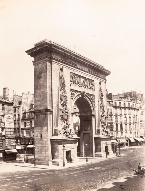 Plate from album ''Buildings, parks and streets of Paris, Versailles and environs, France''