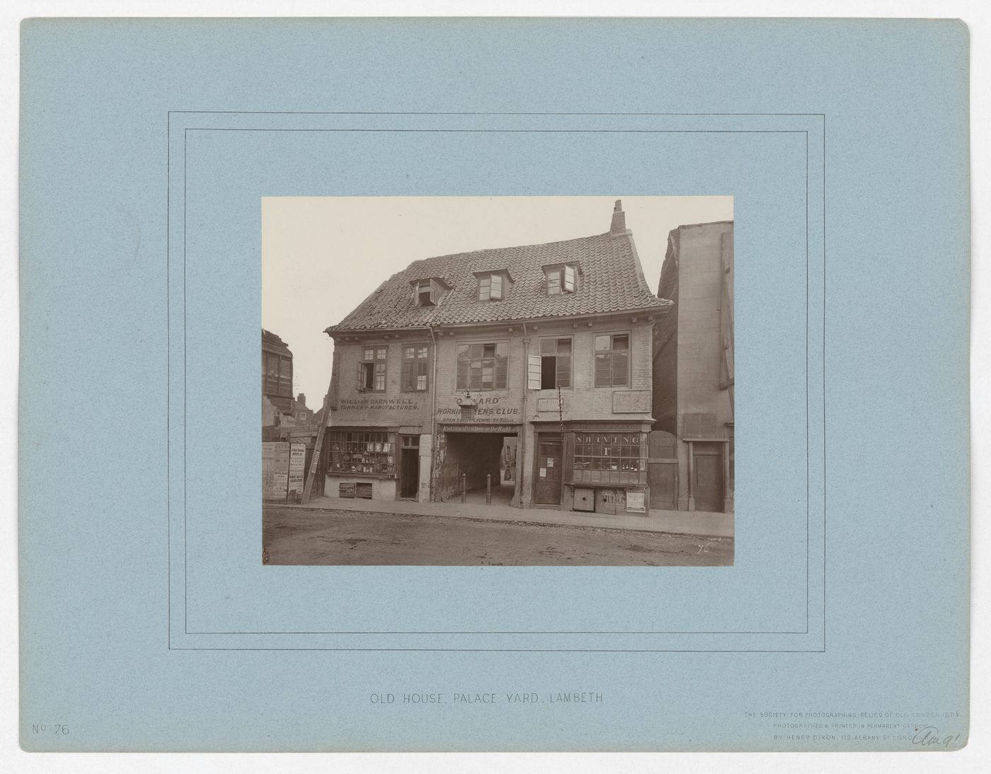 Old house, Palace yard, Lambeth