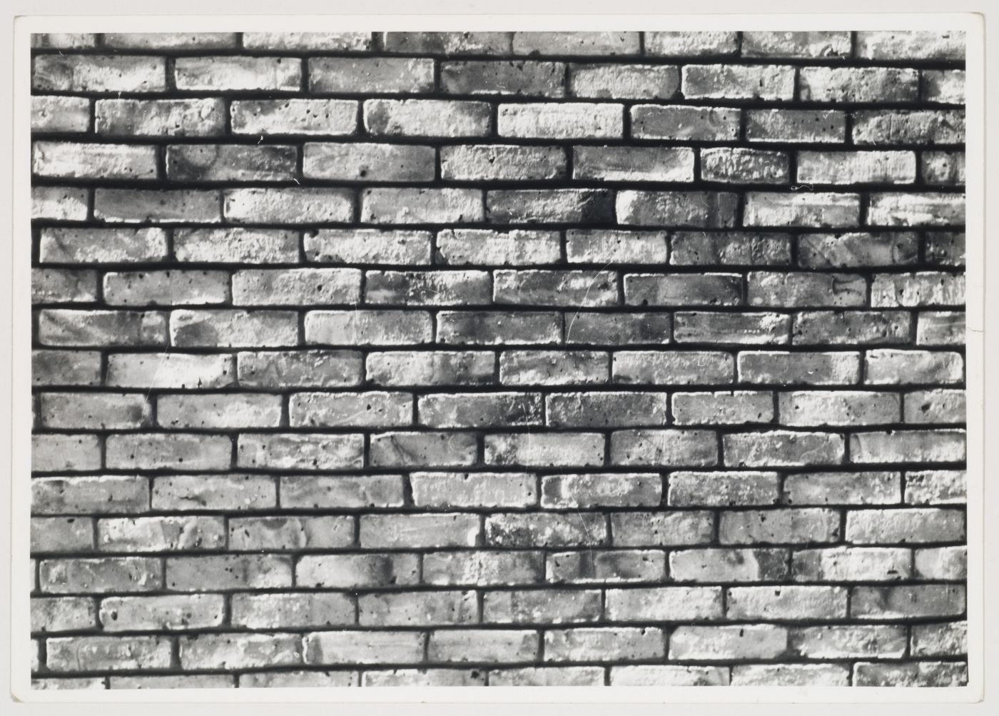 Exterior view of brick wall, flats at Langham House Close, Ham Common, London, England