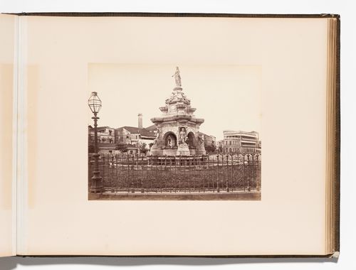 View of the Flora Fountain (now the Hutatma Chowk), Bombay (now Mumbai), India