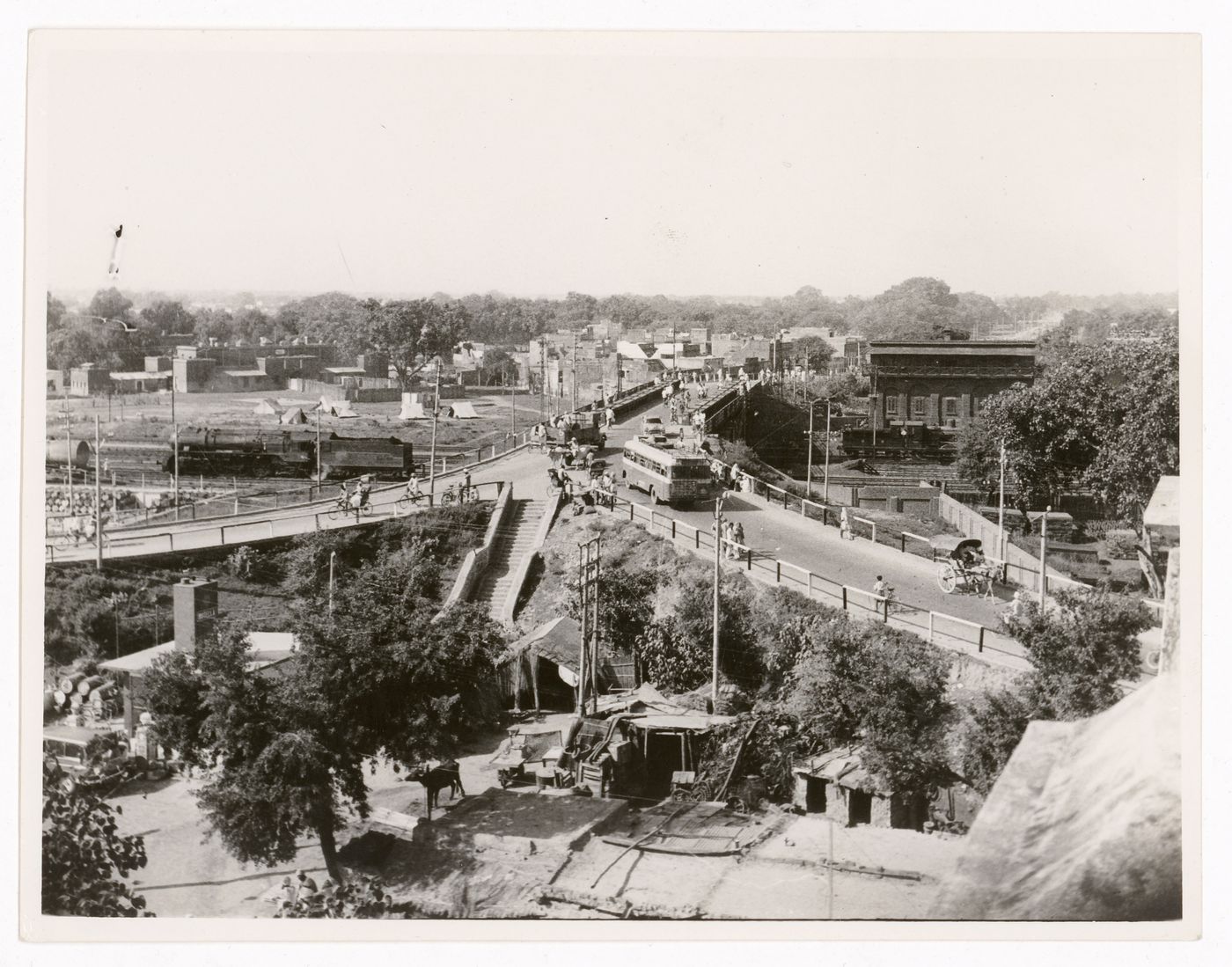 Photograph of cityscape likely near Chandigarh, India