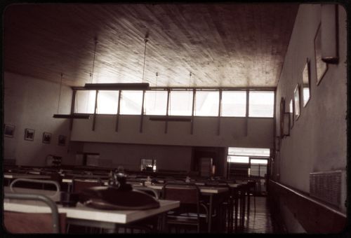 Interior view of Refeitório da Refinaria Angola, Matosinhos, Portugal