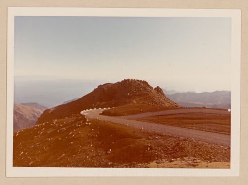 View of project site for Restaurante Pico do Areeiro, Madeira, Portugal