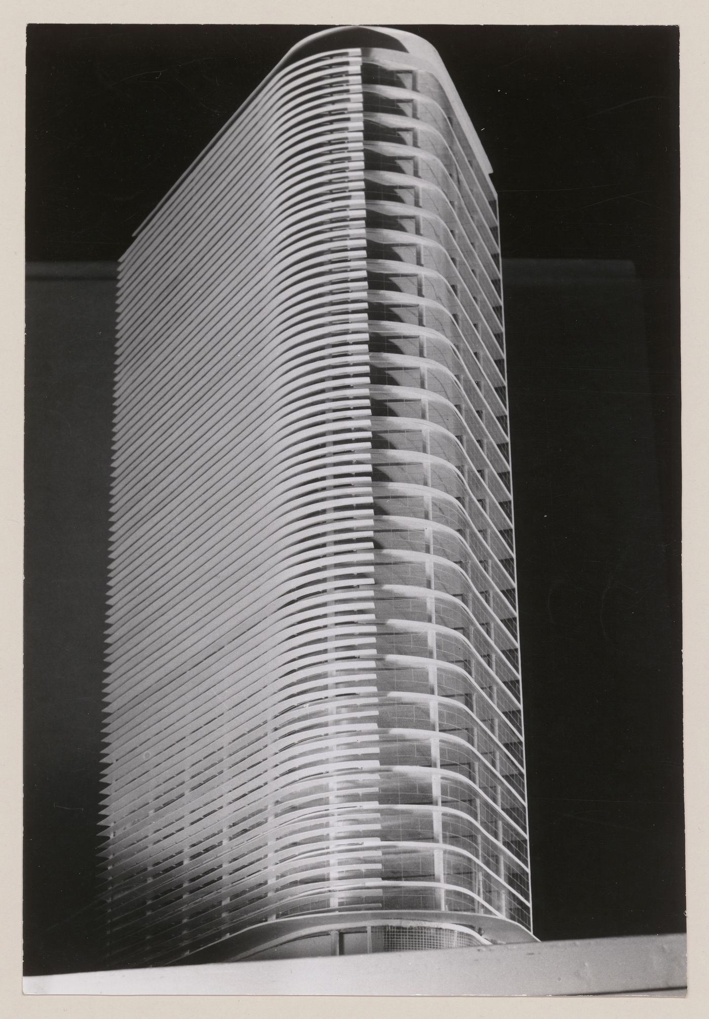 View of model for Banco Minero da Produção, Belo Horizonte, Brazil
