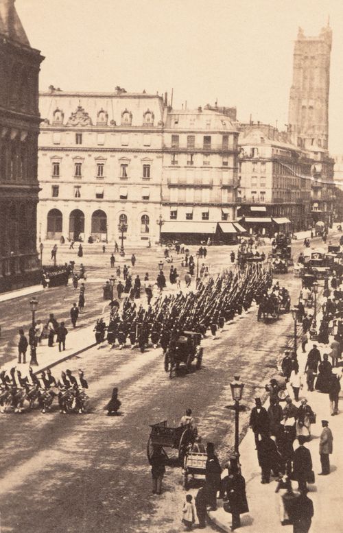 Plate from album ''Buildings, parks and streets of Paris, Versailles and environs, France''
