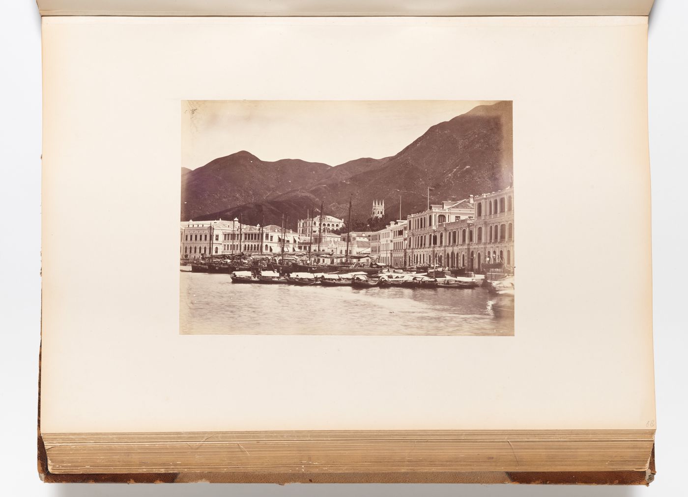 View of the Praya and harbour, Hong Kong (now Hong Kong, China)