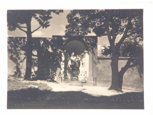 Virgin Mary statue at cathedral, Brno, Czech Republic