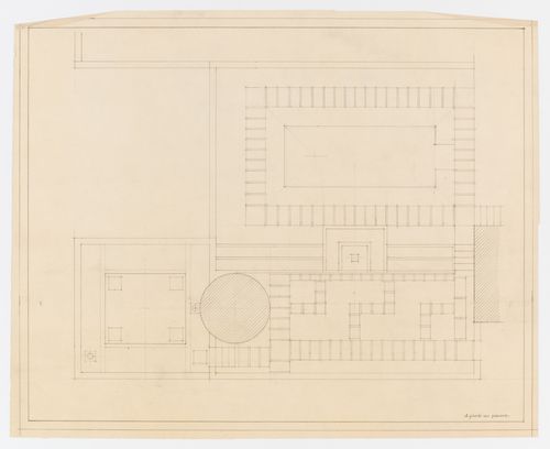 Étude du jardin,  Résidence Ernest Cormier, 1418 Avenue des Pins Ouest, Montréal, Canada