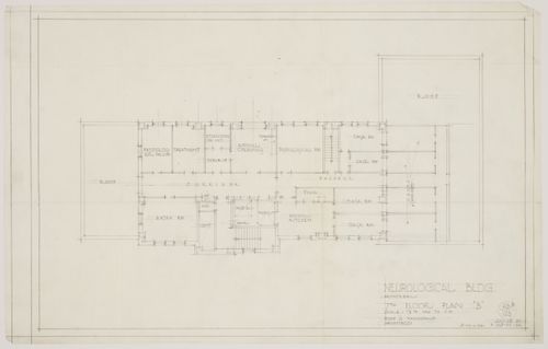 Montréal Neurological Institute, Montréal, Québec: seventh floor plan