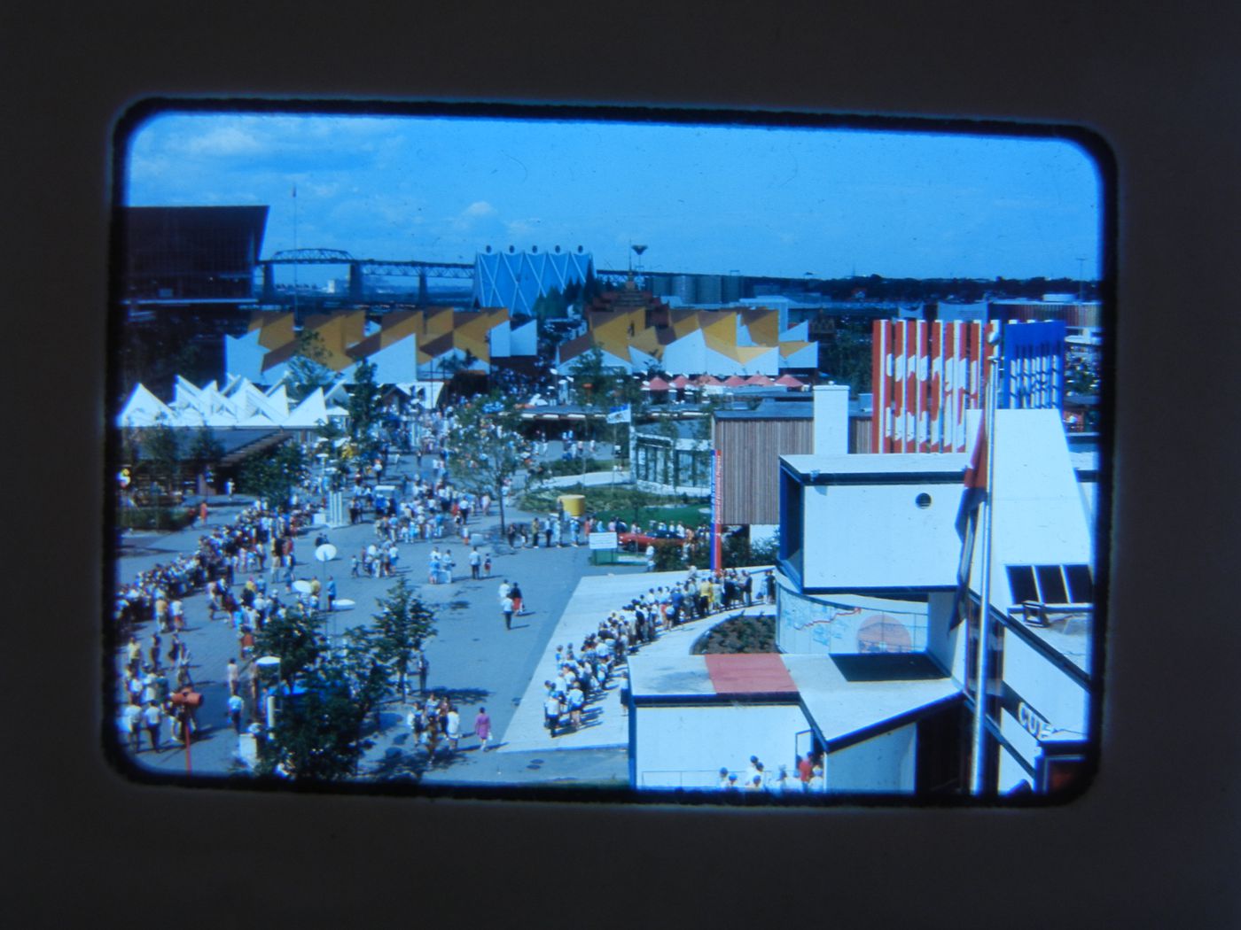 Partial view of the Île Notre-Dame site, Expo 67, Montréal, Québec