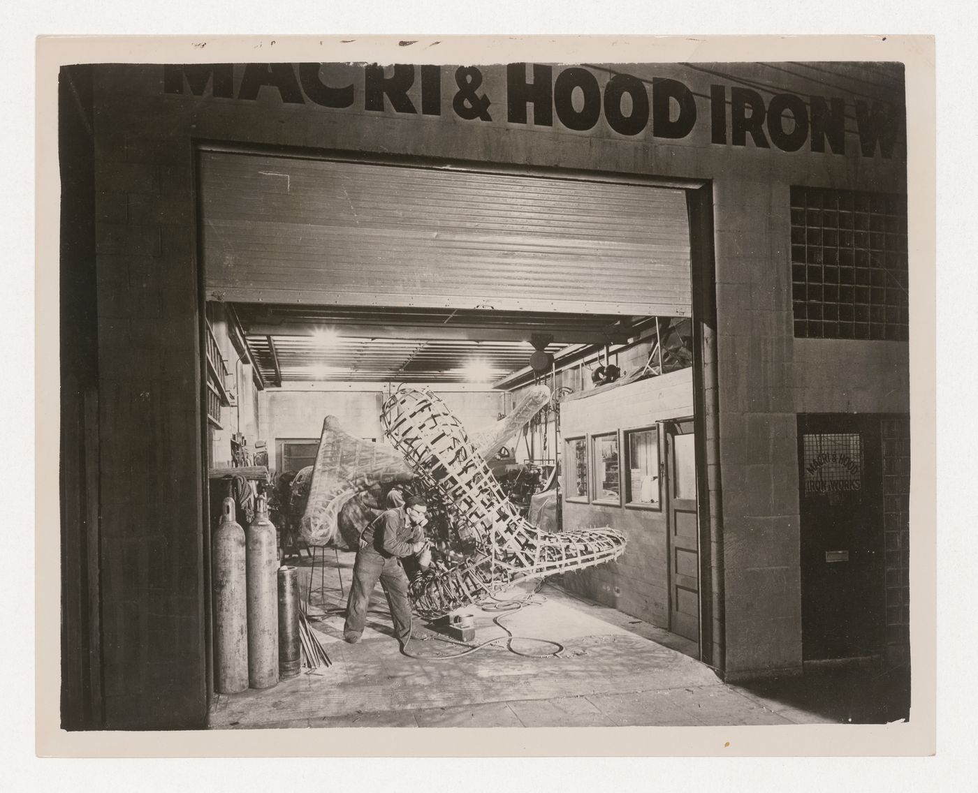 View of playground manufacturing compagny for Recreational area, 18th and Bigler Streets, Philadelphia, Pennsylvania