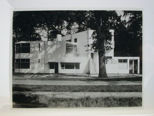 Exterior view of a house and music school, Zeist, Netherlands