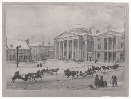 The Bank of Montreal and Place d'Armes, Montréal, Québec