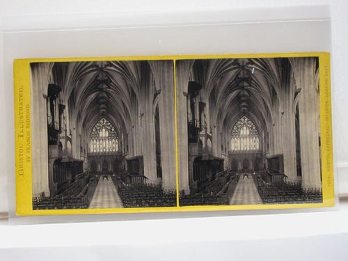 Bristol Illustrated. Bristol Cathedral - interior looking east.