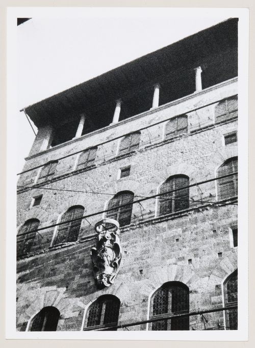 Partial view of Palazzo Davanzati, Florence, Italy