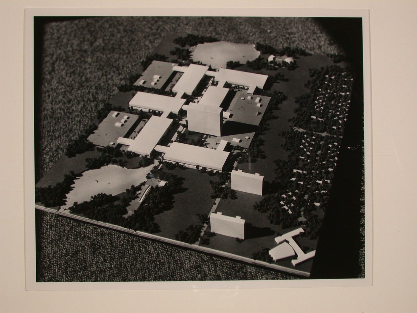Photograph of a model for a regional shopping area