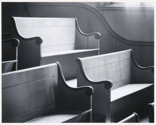 Gallery benches, City Council Chambers, Old City Hall, Boston, Massachusetts
