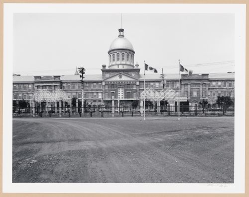 View of the south façade of Marché Bonsecours, Montréal, Québec