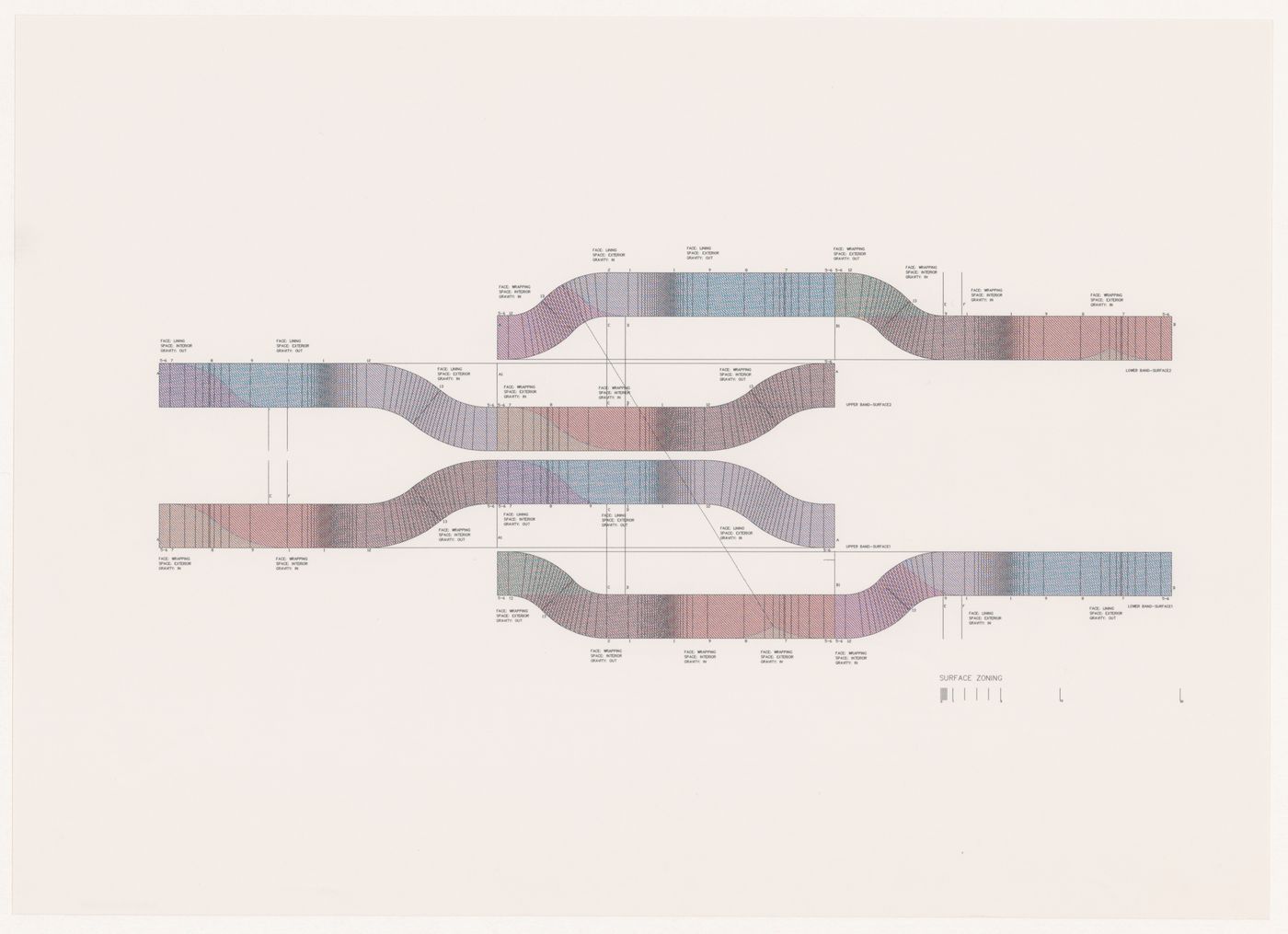 Surface zoning details for Virtual House, Berlin, Germany