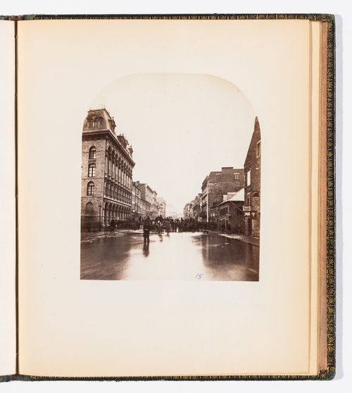 Spring Flood in McGill Street, Montréal