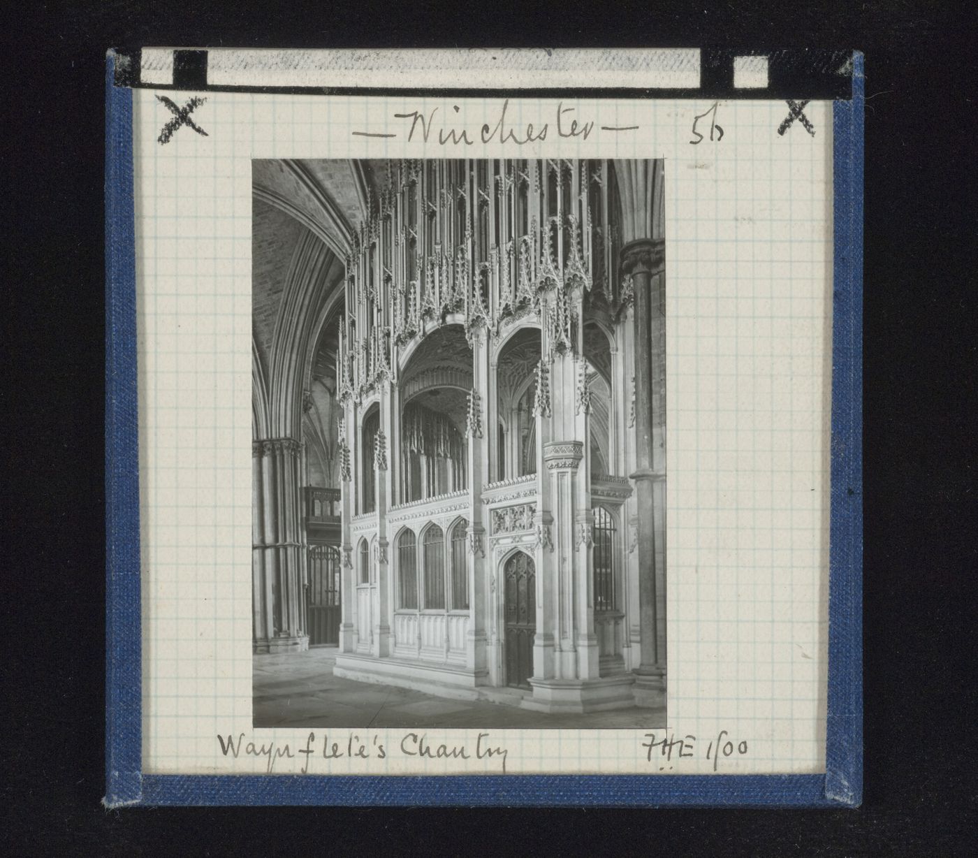 View of Waynflete's Chantry in Winchester Cathedral, Winchester, Hampshire, England