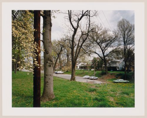 Viewing Olmsted: View of Edge of park along Broadway Avenue, Shawnee Park, Louisville, Kentucky