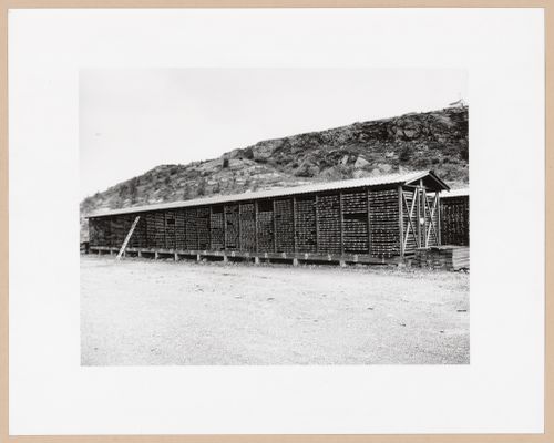 Core rack, Algoma Steel, Wawa, Ontario, from the series The Forms of Canadian Industrial Architecture