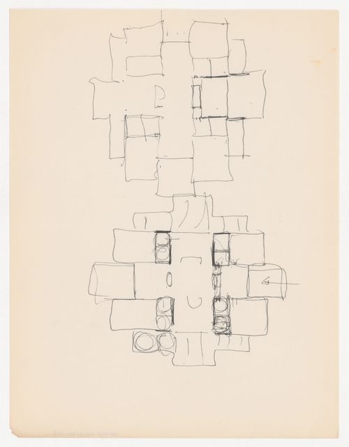 Sketch plans for Texas House 1