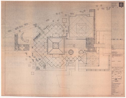 Site plan for Canadian Federal Pavilion, Expo '67, Montréal, Québec