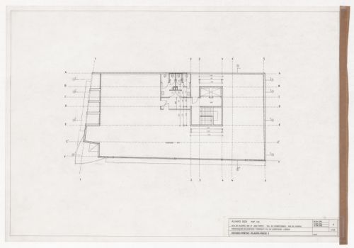 Floor plan for Remodelação do Cinema Condes, Lisbon, Portugal